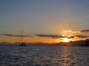 Sunset in Ensenada Grande, Isla Partida