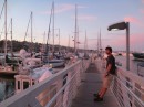 Matthew watching sunset in San Diego
