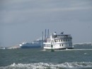 Charleston Harbor boat traffic 