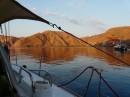 This gorgeous anchorage after leaving Komodo gave us a fantastic evening, and just a short day hop from Gili Lawa Laut. Here we enjoyed watching Mantas glide by the boat gorging themselves.