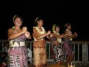 Traditional tapa dresses, beautiful Tongan girls