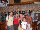 Michael and Gloria with Jessica and Teiva and their beautiful children at the Bora Bora Yacht Club