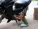 Starting young.  Scooter repairman is number 1 job op!  