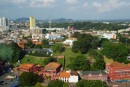 From the needle, Melaka has lots of green space, and is also a contemporary city with high (low for asian standards) rises.