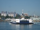 This is the Halifax ferry that plies the harbour between Halifax and Dartmouth. Most of us "Yachties" refer to it as an obstacle.
