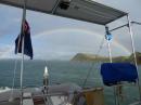 Rainbow at Onewhero Bay