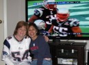 Kate, Monique and the Patriots; wow, did we miss American Football!!
