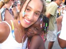 Cammi and friend, carnival, Grenada