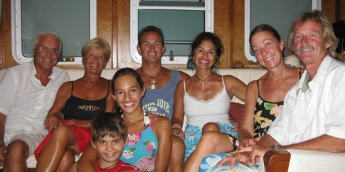 Our blended families: Karma, Zen and Flashback in Apia, Samoa