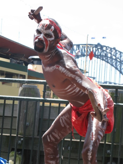 Aboriginal music and culture at Circular Quay in Sydney
