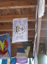 Rhode Island flag hung in Suwarrow Base Camp, Cook Islands (Thanks Stu Mills!)