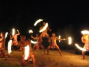 Fire dancing in Aitutaki, Cook Islands
