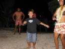 Cole finally shows his stuff on the dance floor in Aitutaki