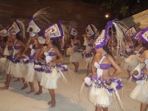 Bora Bora, first night of Heiva Festival