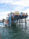 Fuel dock and panga landing platform