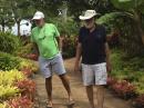 Emil and Dan walking garden at Dole plantation