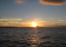 Sunset on way down the coast to Cabo San Lucas
