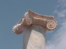 Exquisite Ionic column capital. 