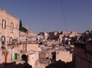Looking out over Matera.