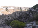 Matera: The ravine has a river running through it but the city had dug several cisterns into the rock which filled with rain water and supplied them with water for a year,