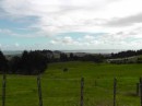 lunch stop at a view point looking out towards Kaipara Harbor in the distance