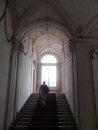 Palazzo Reale Museum: Several flights of these marble stairs to reach the rooms.