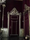 Palazzo Reale Museum: Red velvet and silver everywhere in the "throne" room.