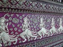 Wat Suan Dok: Wall relief.