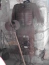 One of the suits of armor displayed in the English tower.