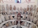 Inside Snake Tower was another display of recovered amphoras.