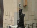 Small scale Statue of Liberty (larger one on the Seine).  Lady Liberty conceived by Edouard de Laboulaye, executed by Auguste Bartholdi.