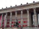 Altes Museum houses a Berlin antiquities collection, sculpture Lion-Fighter by Albert Wolff.