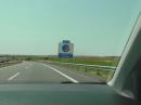 Road to Pamplona: Sign says Prime Meridian up ahead