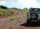 driving tour of Nuka Hiva - our rental car and the 