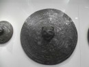 Irakleon Archaeological Museum -Bronze shield found in the Zeus Dikteon Cave that we had visited 
