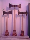 Irakleon Archaeological Museum -Double-sided axe was a religious symbol as they used it for animal sacrifices.