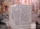 Rethymno Historical Museum -all marble (restored) church lectern.