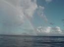 Yes we did get some rain on us and here’s the rainbow to prove it on the way to St. Barts.