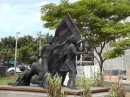 sculpture near Balboa section of Panama city