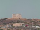 Temple of Poseidon: As seen from Libertad early in the morning as we rounded the southern tip of mainland Greece.