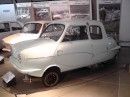 Hellenic Motor Museum - Attica 200 3-wheeled car; some styles had single wheel in front, some in back
