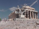 Acropolis -The Parthenon -reconstruction (facelift) underway.