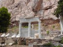 Acropolis -Temple of Asclepios -who? He was the god of medicine and healing -a son of Apollo.