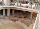 Excavation site right under the Acropolis museum - in some areas you would walk right over it, viewing through a clear floor