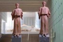 a few photos taken from the Acropolis Museum website since cameras not allowed (or so we thought) - terracotta twins found on the Acropolis site