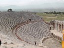 Amphitheater constructed in the 3rd century AD and was used into late Roman times.  Seated 15,000, making it one of the larger capacity theaters.