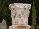Corinthian column capital.