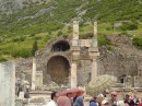 Ephesus -(27 BC - 14 AD) Rhodian Peristyle courtyard enclosed on three sides with the Prytaneum office in the middle which housed the city