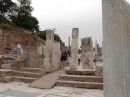 Ephesus -Heracles Gate was problematic in that once it was constructed it severely narrowed the passage way and blocked the street for wagon traffic.