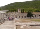 Ephesus -walking towards the South Gate.  City is nestled in a valley between two ranges of hills -only two entrances/exits.